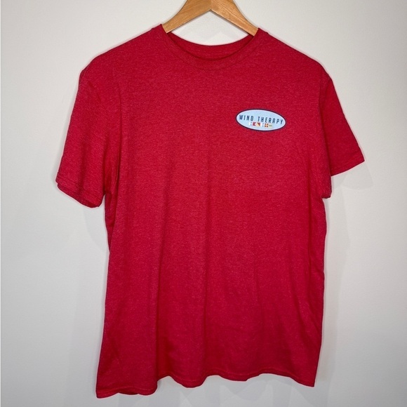 Croft & Barrow Wind Therapy Heather Red Men's T-Shirt (L) - Picture 2 of 5